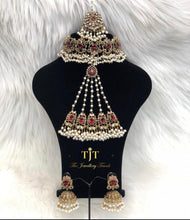 Load image into Gallery viewer, Safinah Maroon with Jhumar