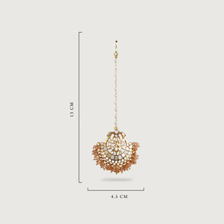 Kesar Earring & Tikka Set