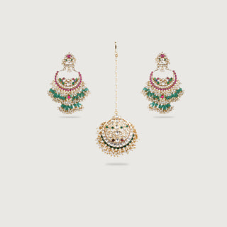 Jasmika Earring & Tikka Set