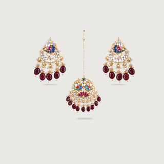 Kusum Earring & Tikka Set