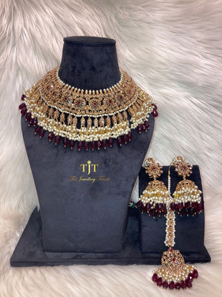 Inaya Maroon no Jhumar