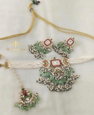 Hemaali heavy beading