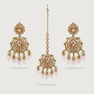 SHREYA EARRINGS AND TIKKA