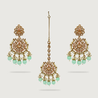 SHREYA EARRINGS AND TIKKA