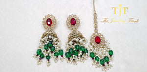 Raha - Maroon & Green