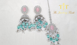 Raha - Silver, Pink & Mint