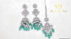 Zianna - Silver with Pink & Mint