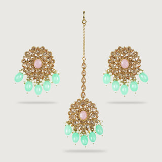 DEVEERA EARRINGS AND TIKKA
