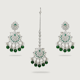 SHREYA EARRINGS AND TIKKA