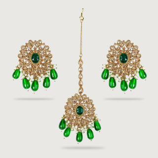 DEVEERA EARRINGS AND TIKKA