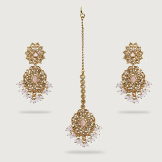 BHAGYA EARRINGS AND TIKKA