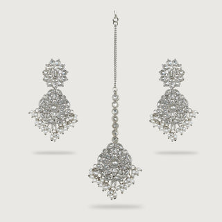 BHAGYA EARRINGS AND TIKKA