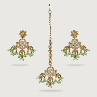 HASINA EARRINGS AND TIKKA