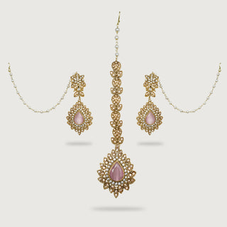 SAFIYA EARRINGS AND TIKKA