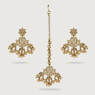 HASINA EARRINGS AND TIKKA