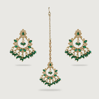 IMARA EARRINGS AND TIKKA