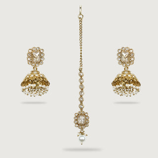 DEEVA EARRINGS AND TIKKA