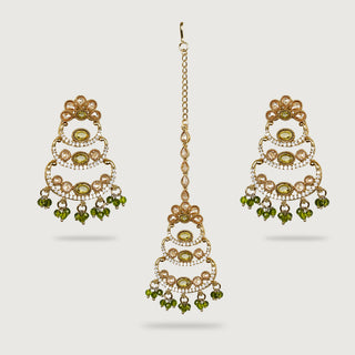 KAVERI EARRINGS AND TIKKA