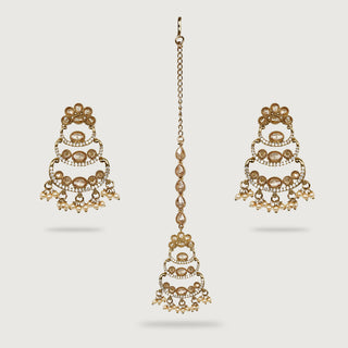 KAVERI EARRINGS AND TIKKA