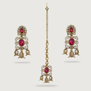 ITRA EARRINGS AND TIKKA
