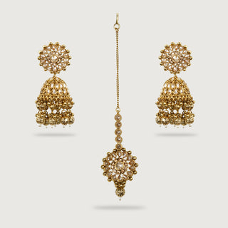 SAGAN EARRINGS AND TIKKA