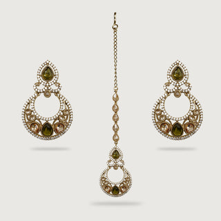 ADRA EARRINGS AND TIKKA