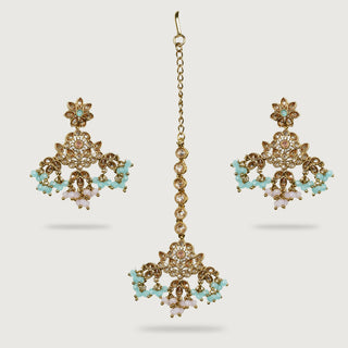 HASINA EARRINGS AND TIKKA