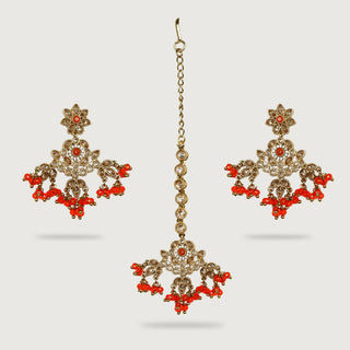 HASINA EARRINGS AND TIKKA