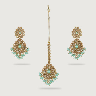 BHAGYA EARRINGS AND TIKKA