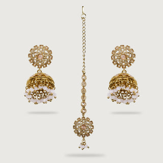 PADMA EARRINGS AND TIKKA