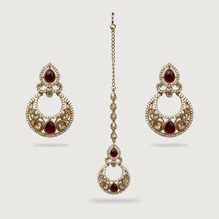 ADRA EARRINGS AND TIKKA