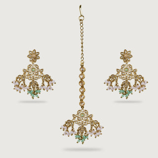 HASINA EARRINGS AND TIKKA