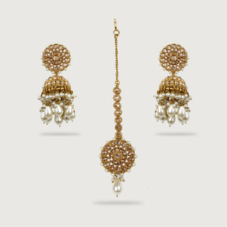 SAGAN EARRINGS AND TIKKA