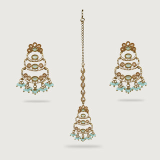 KAVERI EARRINGS AND TIKKA