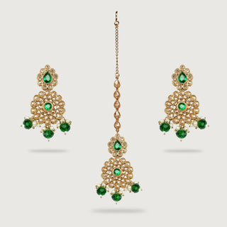 LALITA EARRINGS AND TIKKA