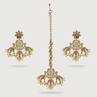 HASINA EARRINGS AND TIKKA