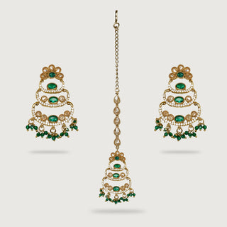 KAVERI EARRINGS AND TIKKA