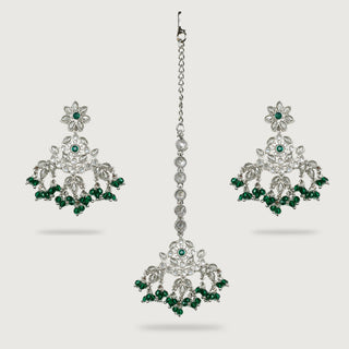 HASINA EARRINGS AND TIKKA