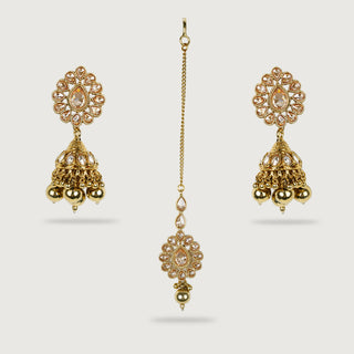 SAFA EARRINGS AND TIKKA