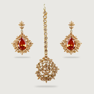 MANPREET EARRINGS AND TIKKA