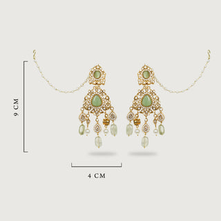 HANIYA EARRINGS AND TIKKA