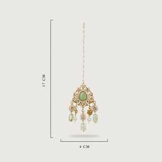 HANIYA EARRINGS AND TIKKA