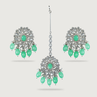 DEVEERA EARRINGS AND TIKKA