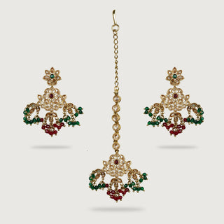 HASINA EARRINGS AND TIKKA