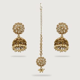 PADMA EARRINGS AND TIKKA