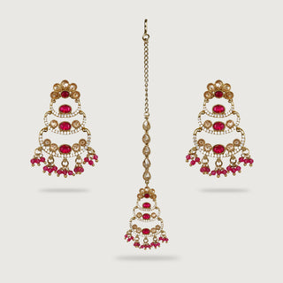 KAVERI EARRINGS AND TIKKA