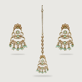 KAVERI EARRINGS AND TIKKA