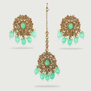 DEVEERA EARRINGS AND TIKKA
