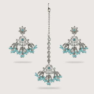 HASINA EARRINGS AND TIKKA