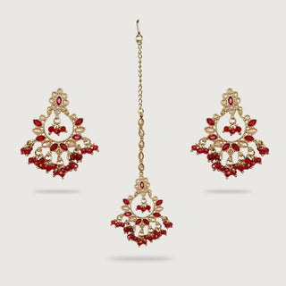 IMARA EARRINGS AND TIKKA